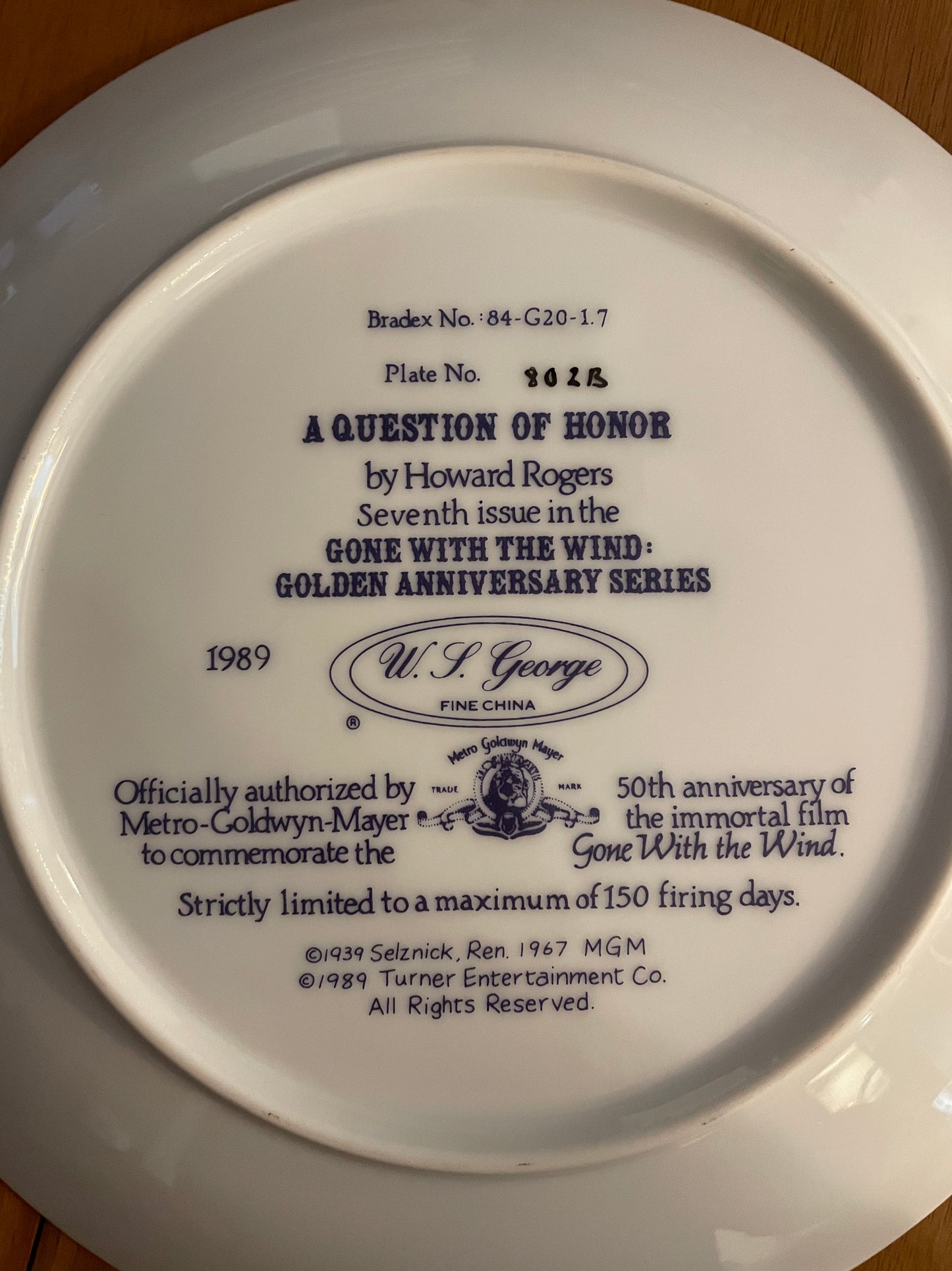 Gone With The Wind - Collectible Plates