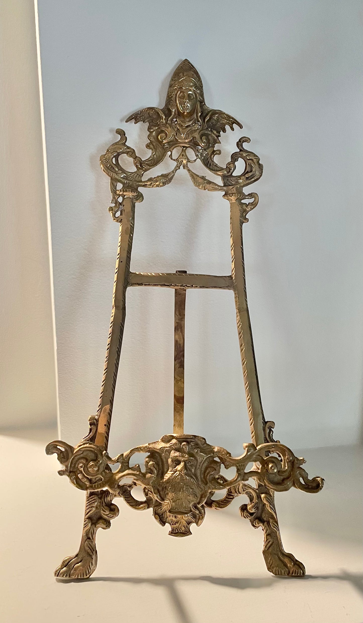 Antique Brass Easel