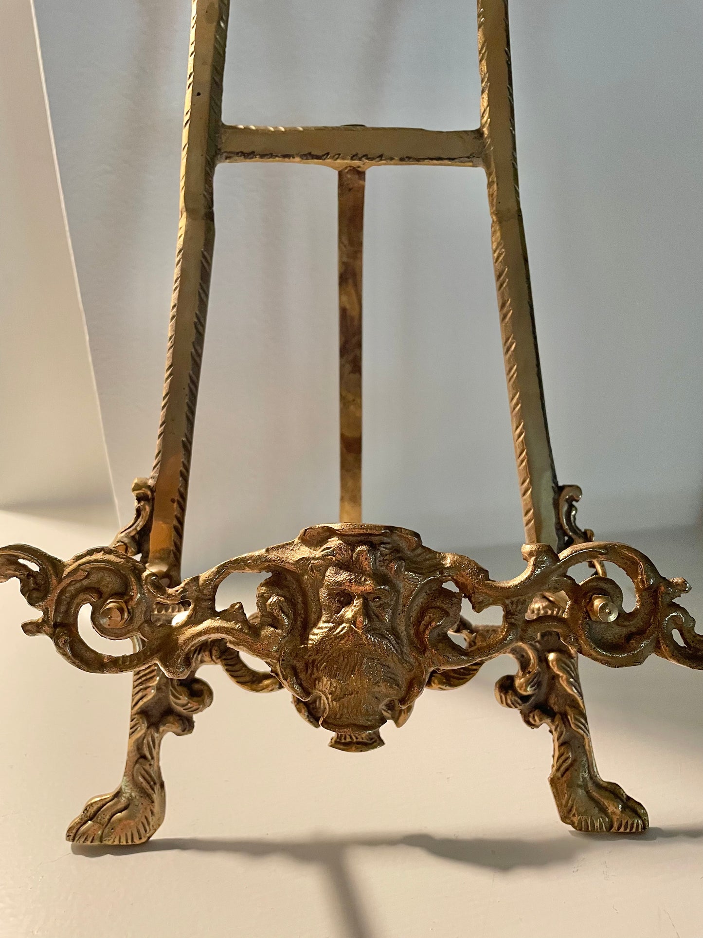 Antique Brass Easel